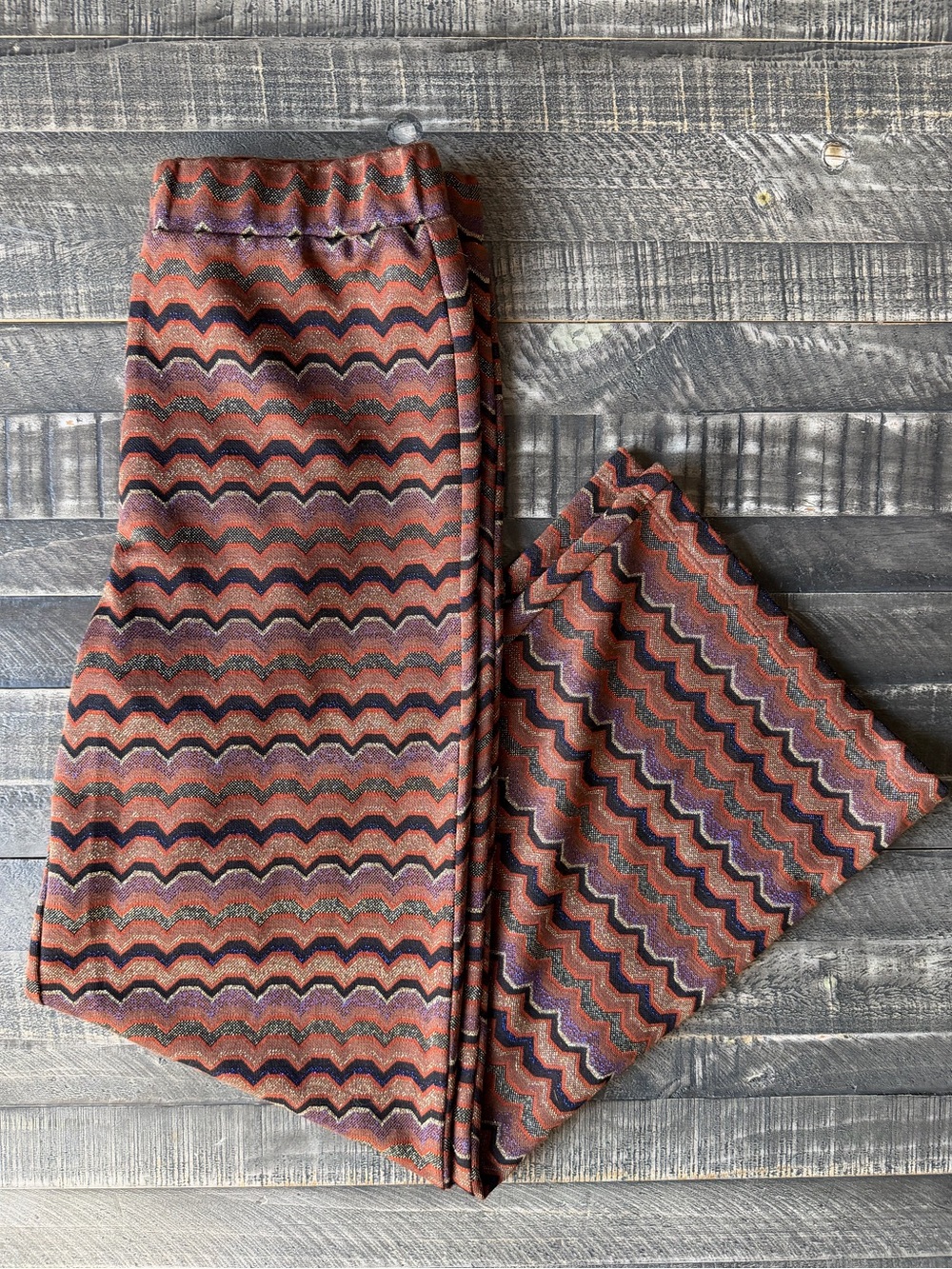 Cristina Lei Multicolour Chevron Trousers